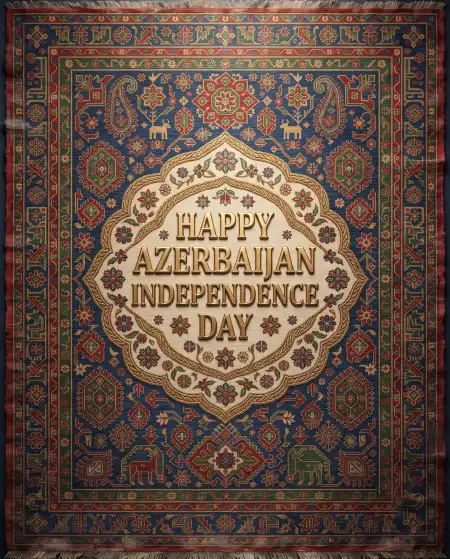 azerbaijan independence day 2026 decorative frame png - Azerbaijan Independence Day 2026