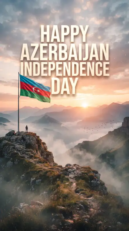 azerbaijan independence day 2026 modern facebook post - Azerbaijan Independence Day 2026