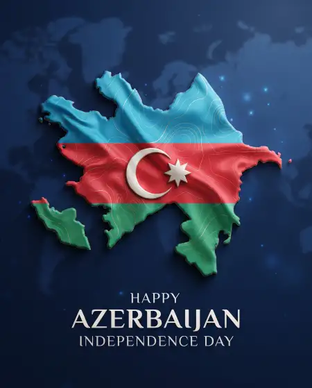 azerbaijan independence day 2026 patriotic landscape wallpaper - Azerbaijan Independence Day 2026