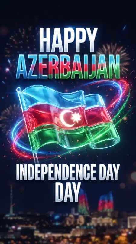 azerbaijan independence day 2026 whatsapp dp - Azerbaijan Independence Day 2026