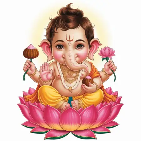 Baby Ganesha Idol Decoration Ideas - Free Ganesh Download