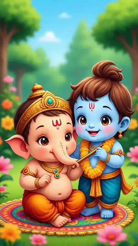 Baby Ganesha Wall Sticker For Home Decoration - Free Ganesh Download