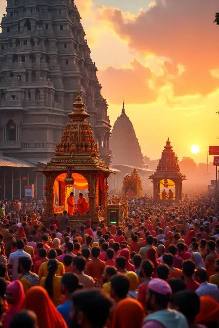Background Of The Chariot Festival Of Lord Jagannath - Free Background Download