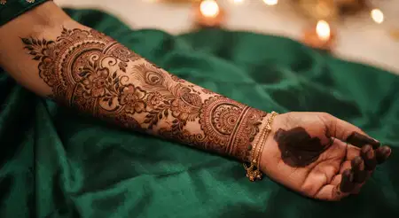 bangle style karwa chauth mehndi design - Karwa Chauth Mehndi Design For Wrist