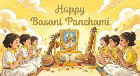 Free Basant Panchami Banner For College Background Download