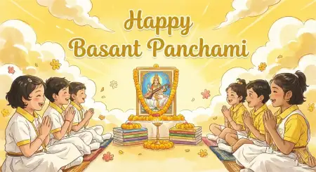 Free Basant Panchami Banner For Facebook Post Background Download
