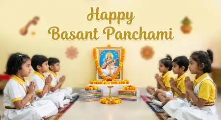 Free Basant Panchami Banner For School Background Download