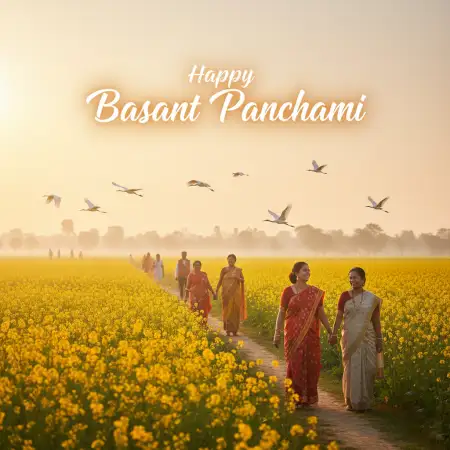 Free Basant Panchami Banner In Hindi Background Download