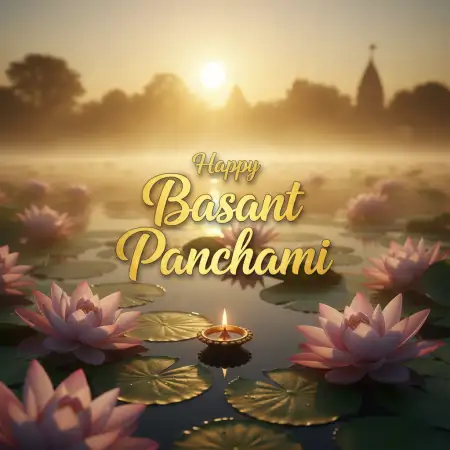 Free Basant Panchami Banner Landscape Design Background Download