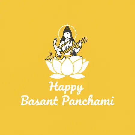 Free Basant Panchami Banner Printable Background Download
