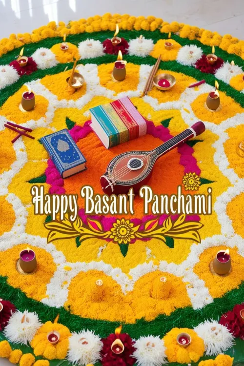 basant panchami festival instagram post template