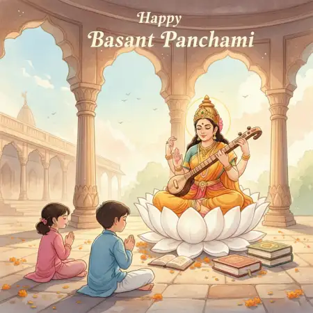Basant Panchami Wishes For Good Future - Free Happy Basant Panchami Wishes Download