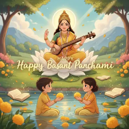 Basant Panchami Wishes Indian Culture - Free Happy Basant Panchami Wishes Download
