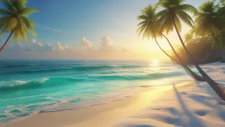 Beach Sunrise Background Jpg - Free Background Download