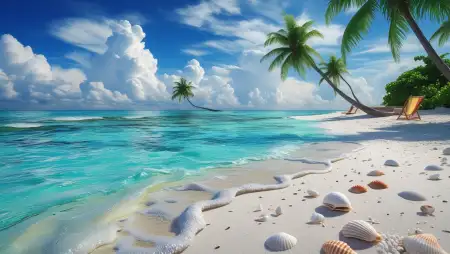 Beach Sunset Laptop Wallpaper 4K - Free Sun Download