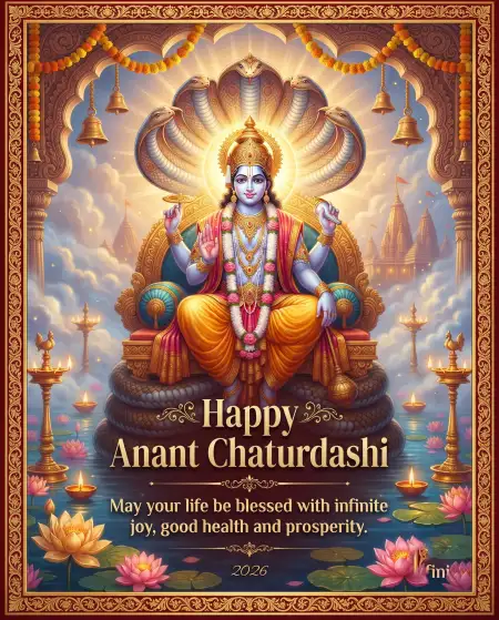 beautiful anant chaturdashi wishes 2026