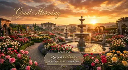 Beautiful Floral Good Morning Card - Free Good Morning With Flowers Download