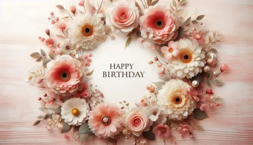 beautiful flower background for birthday cards