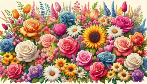 beautiful flower background for zoom meetings