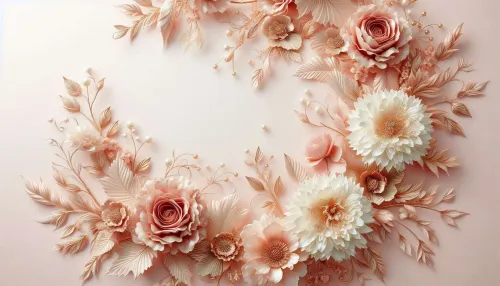 beautiful flower background with soft colors