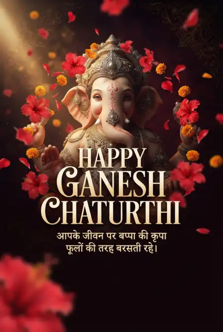 beautiful ganesh chaturthi wishes in hindi - Ganesh Chaturthi Wishes In Hindi