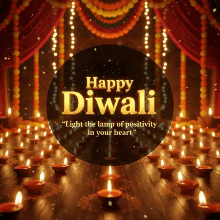 Beautiful Happy Diwali Greetings With Quotes In English - Free Happy Diwali With Quotes Download