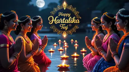 Beautiful Happy Hartalika Teej 2025 SMS - Free Happy Hartalika Teej 2025 Download