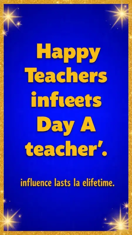 Beautiful Happy Teachers Day 2025 Creative Poster Design - Free Happy Teachers Day Download