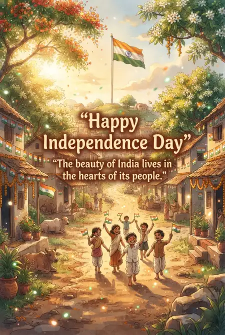 Beautiful Independence Day Poster 2026 - Free Independence Day Poster 2026 Download