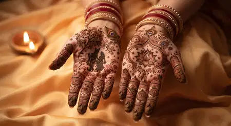 beautiful karwa chauth mehndi design for full hand - Beautiful Karwa Chauth Mehndi Design 2026 Free Download