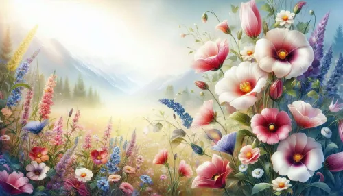 beautiful nature background for youtube thumbnails with flower