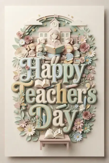 Beautiful Teachers Day Greeting Cards For Social Media - Free Card Download