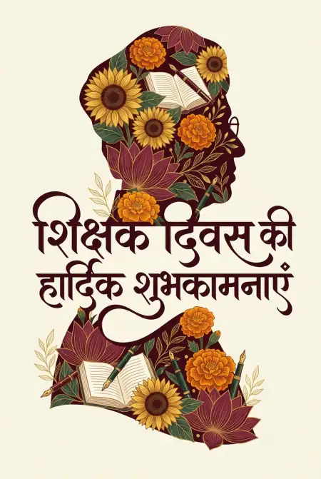 Beautiful Teachers Day Greeting Images In Hindi - Free Teachers Day Wishes In Hindi Download
