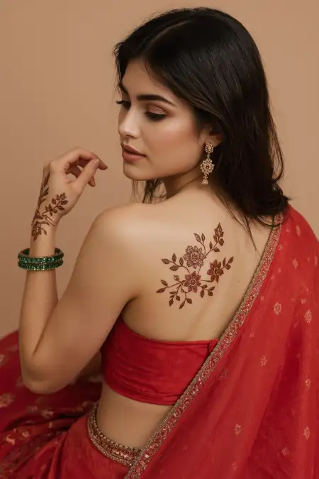 Beautiful Teej Mehndi Design For Wrist - Free Teej Mehndi Design Download