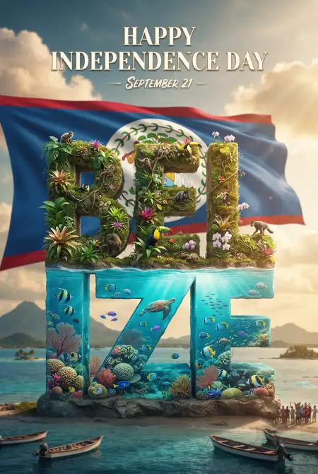 belize independence day 2026 creative design - Belize Independence Day 2026