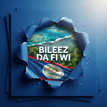 belize independence day 2026 editable template - Belize Independence Day 2026