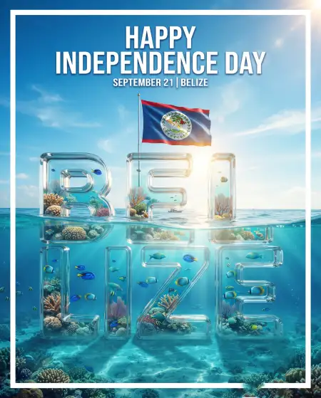 belize independence day 2026 hd social media image - Belize Independence Day 2026