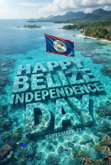 belize independence day 2026 phone wallpaper - Belize Independence Day 2026