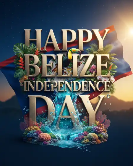 belize independence day messages for friends