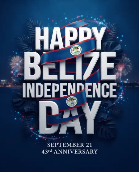 belize independence day social media post