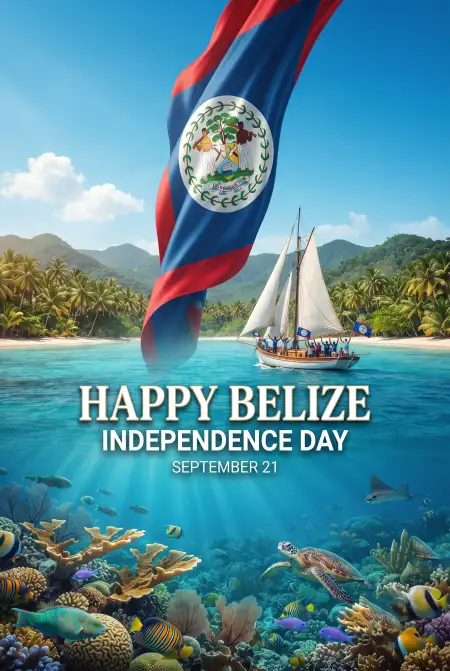 belize independence day wishes for friends