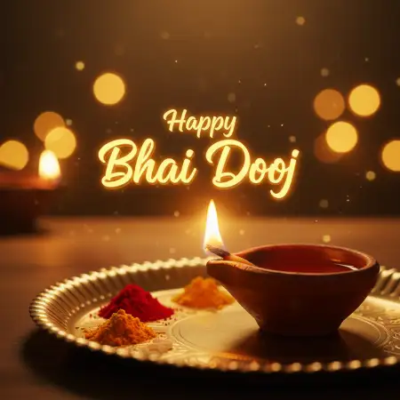 Best 3D Animated Bhai Dooj Messages For Reels And Shorts - Free Bhai Dooj Download