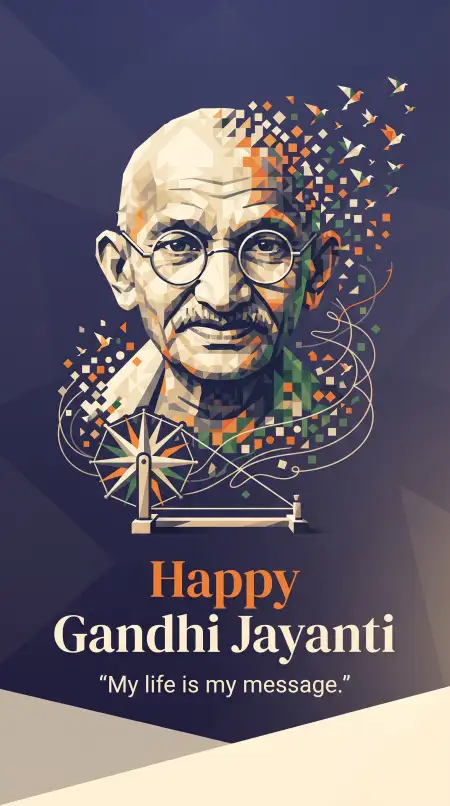 best gandhi jayanti 2026 wishes and quotes - Gandhi Jayanti Wishes 2026 Vector