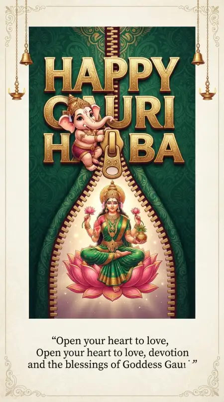 best gauri habba wishes images 2026 - Happy Gauri Habba Wishes 2026