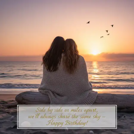 Free Best Happy Birthday Lines For My Lovely Sister Background Download