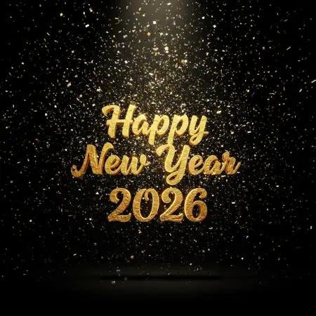 Free Best New Year Greeting Card 2026 Background Download