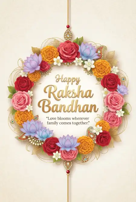 Best Raksha Bandhan 2026 Social Media Wishes - Free Happy Raksha Bandhan Wishes 2026 Download