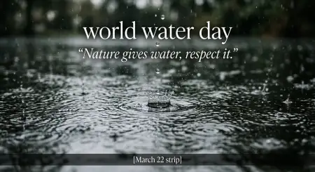 Best Save Water Quotes With Images - Free World Water Day Download
