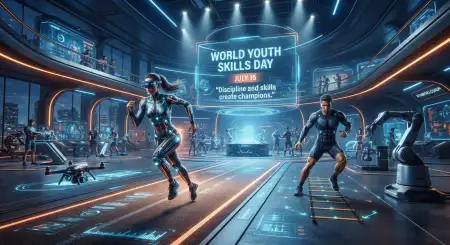 Free Best World Youth Skills Day 2026 Poster Design Image Download