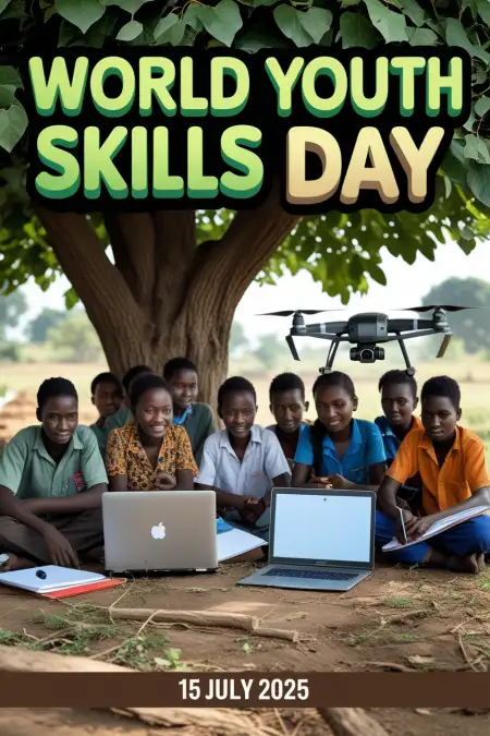 Best Youth Skills Day Image For School Project - Free World Youth Skills Day Download